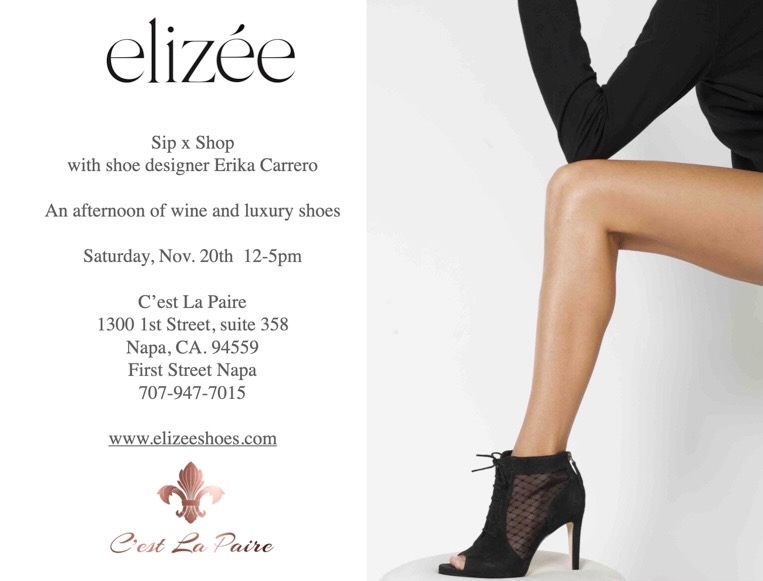 Holiday Trunk Show with new luxury footwear brand, Elizée