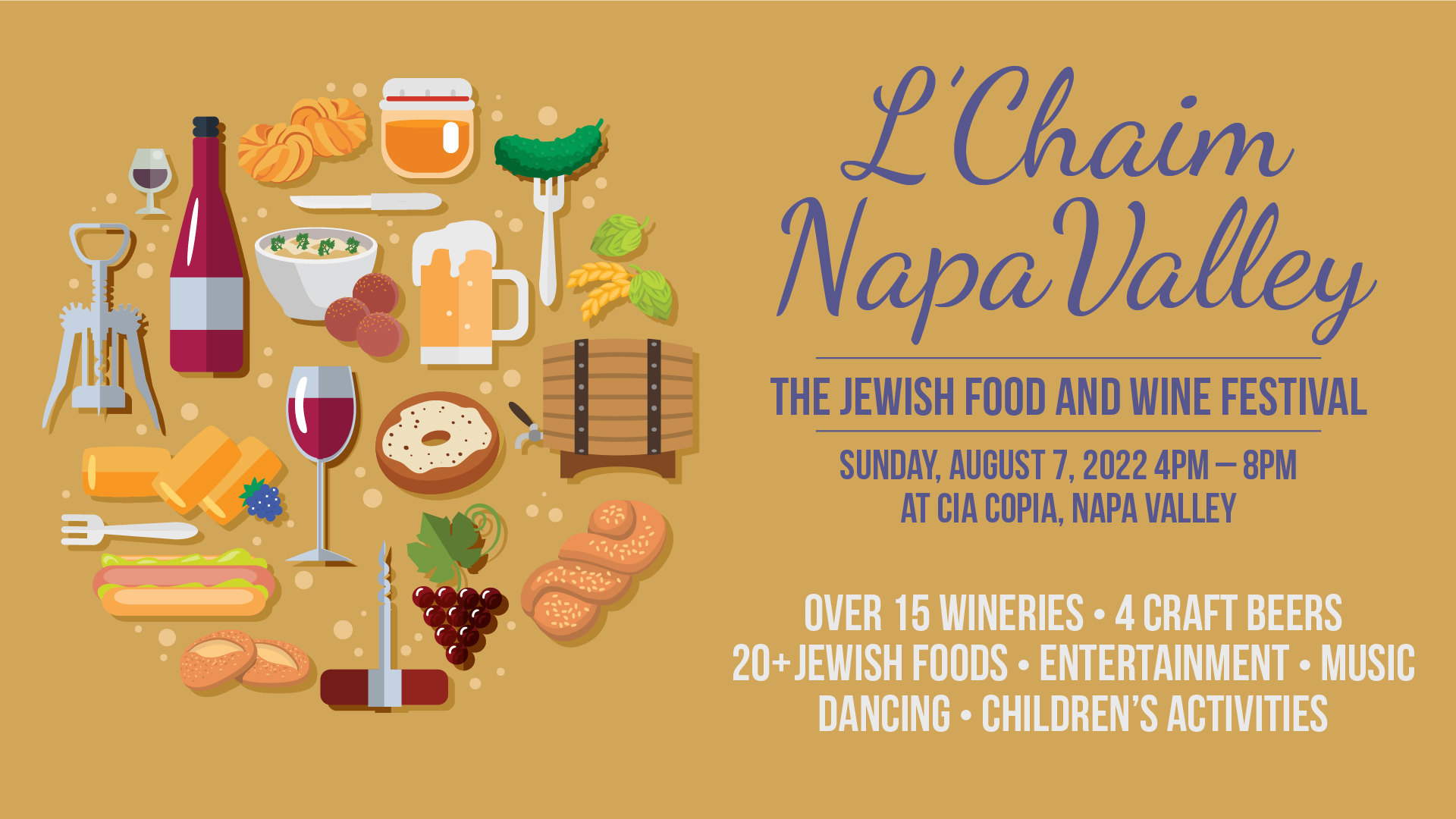L’Chaim Napa Valley; The Jewish Food and Wine Festival