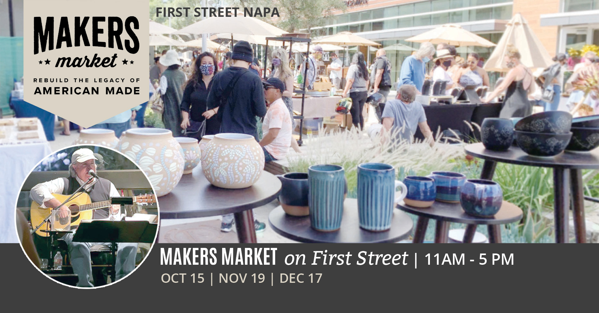 Open Air Artisan Faire | Makers Market – First Street Napa