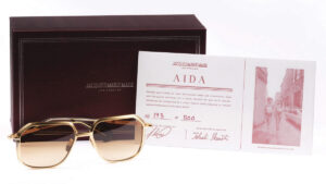 sunglasses with box and gift certificate image