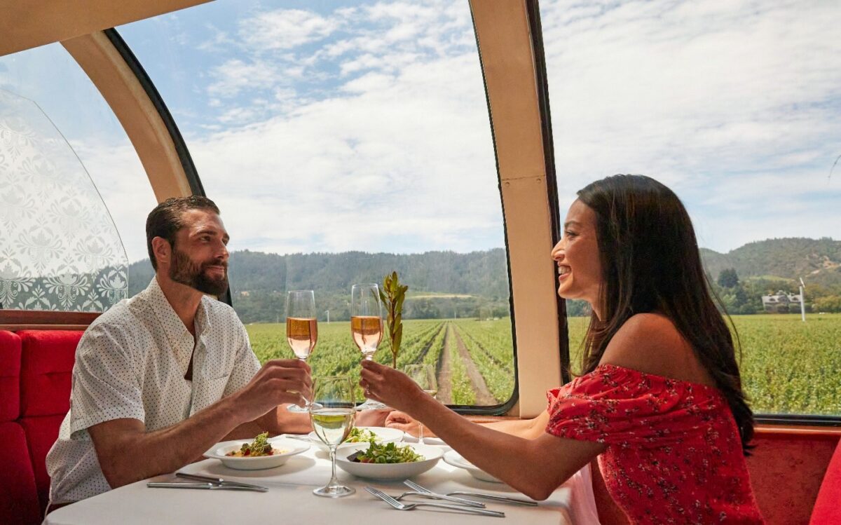 Celebrate New Year’s Eve in style aboard the Napa Valley Wine Train’s