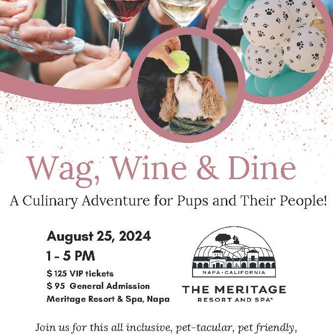 Wag, Wine & Dine, A Culinary Adventure for Pups and Their People!