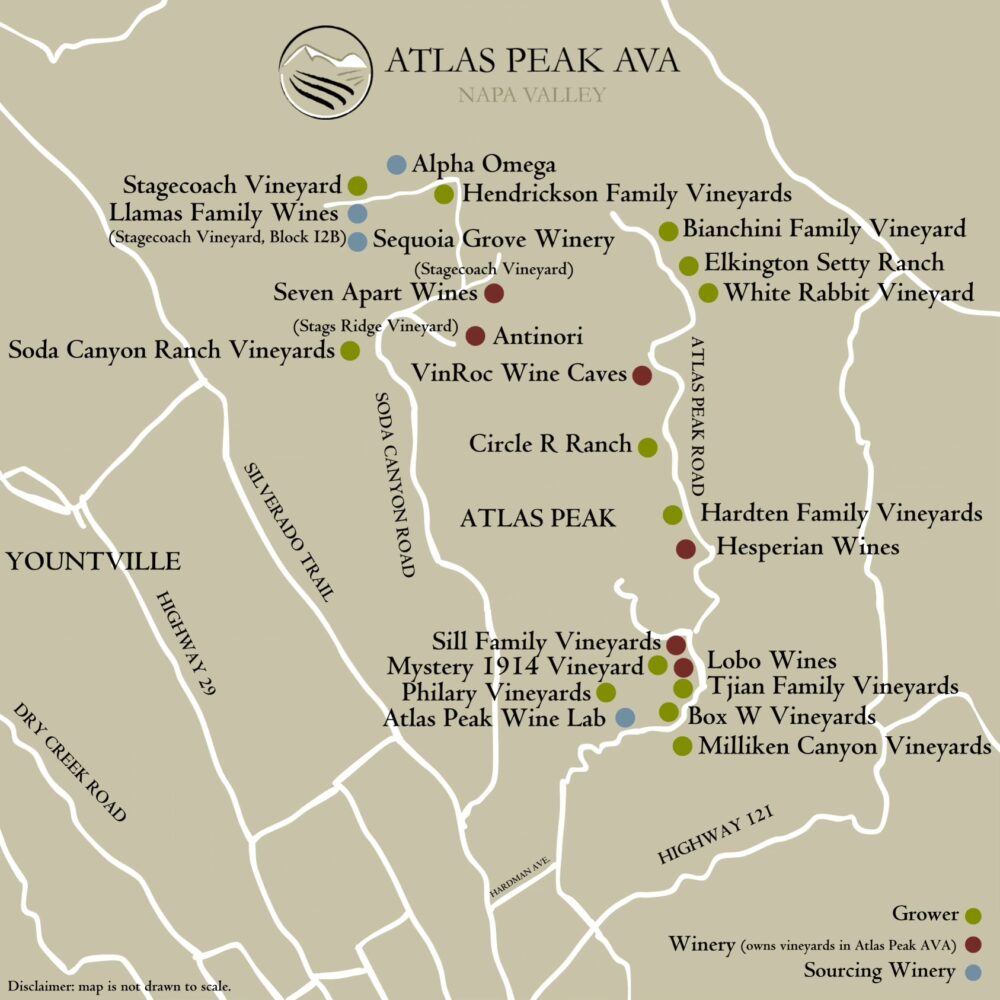 map of atlas peak ava members