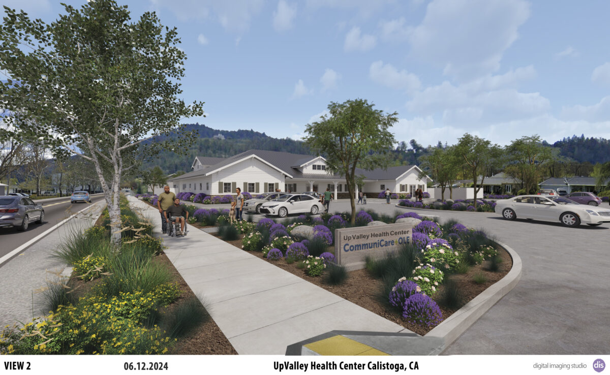 rendering of UP Valley StreetView for OLE Health Foundation