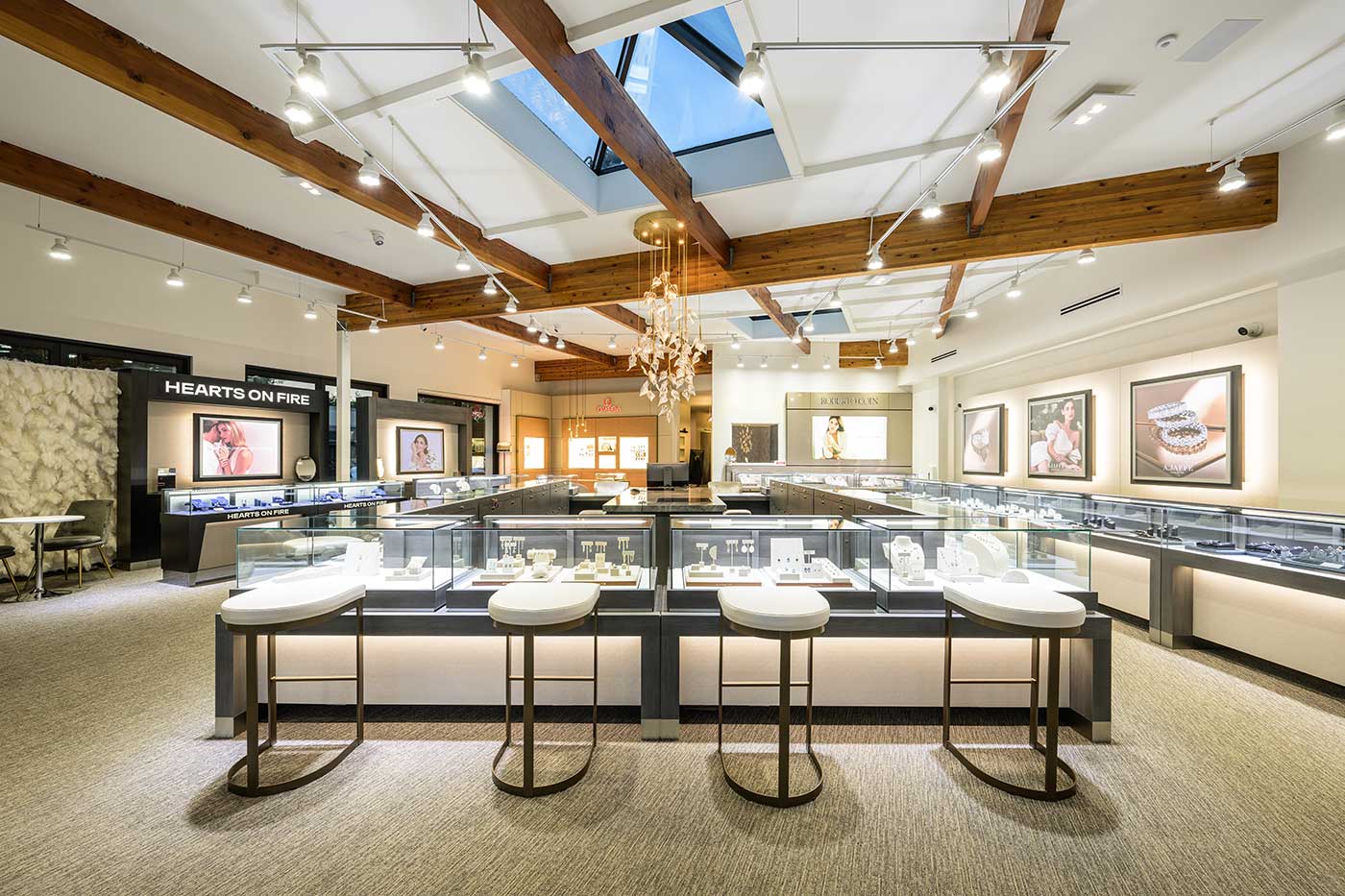 interior of Creations Fine Jewelers in Napa