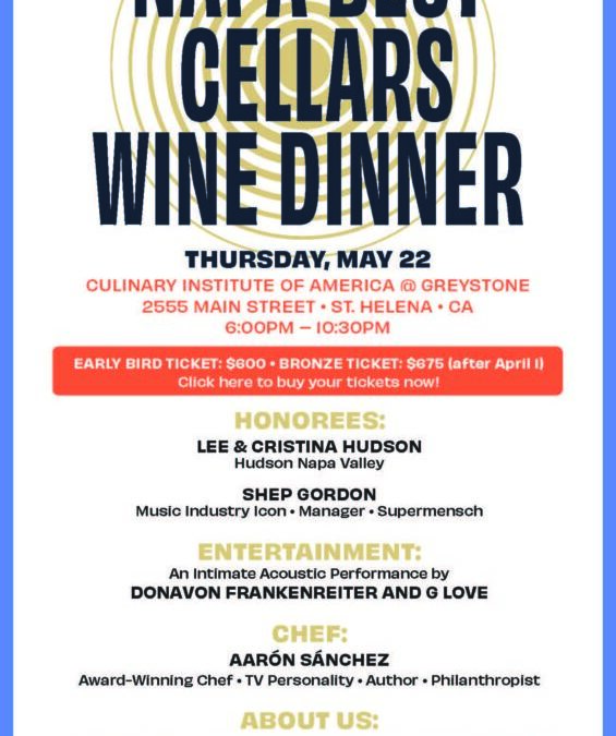 Napa Best Cellars Wine Dinner