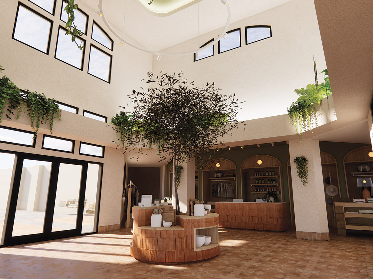 rendering of proposed new interior of silverado resort